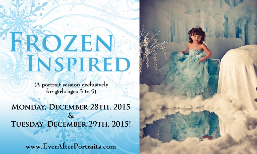 photography studio Frozen Inspired portraits