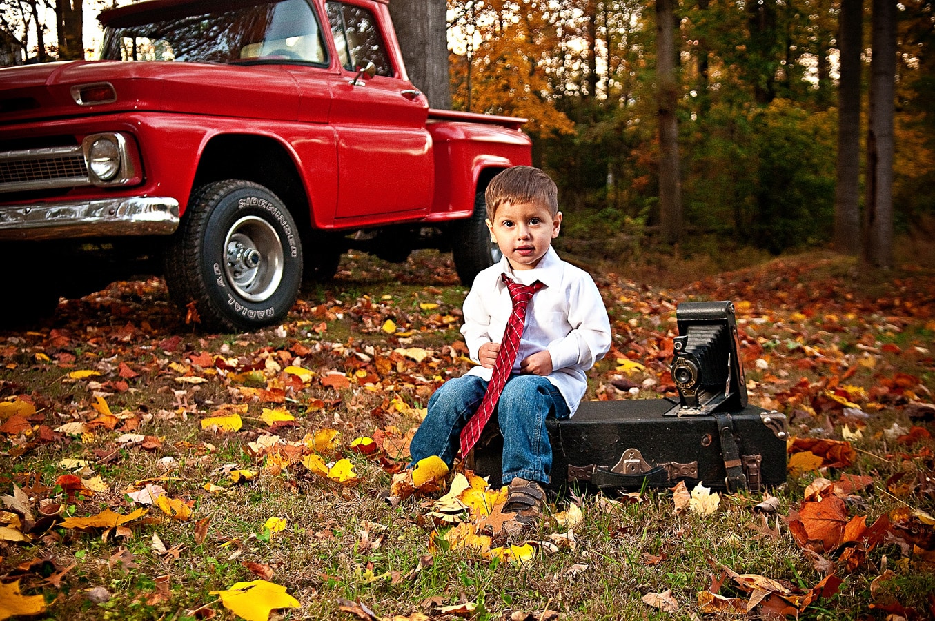 child, portrait, truck, outdoor, natural light, Northern VA