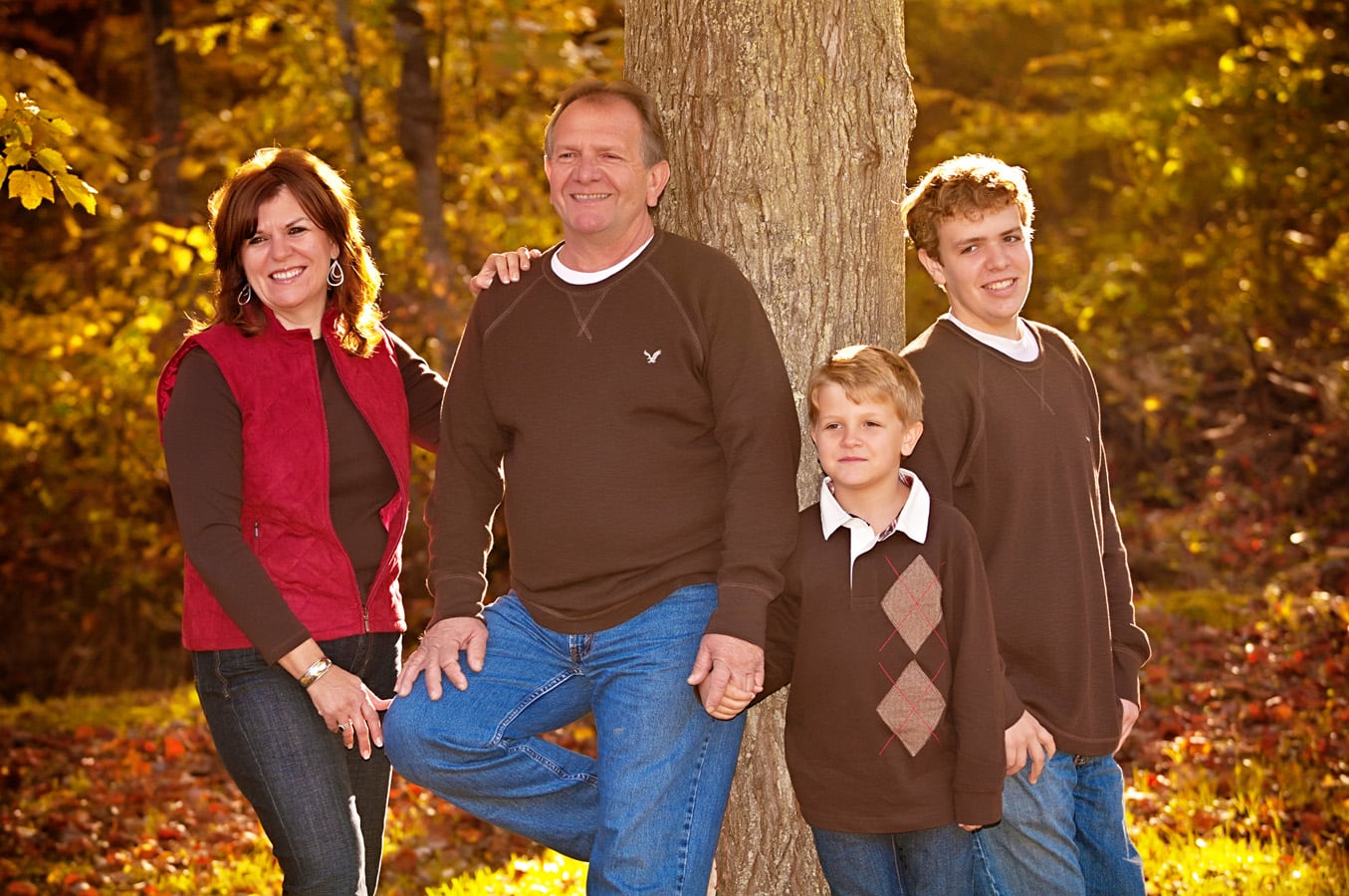 family portrait, outdoor, natural light, Northern VA