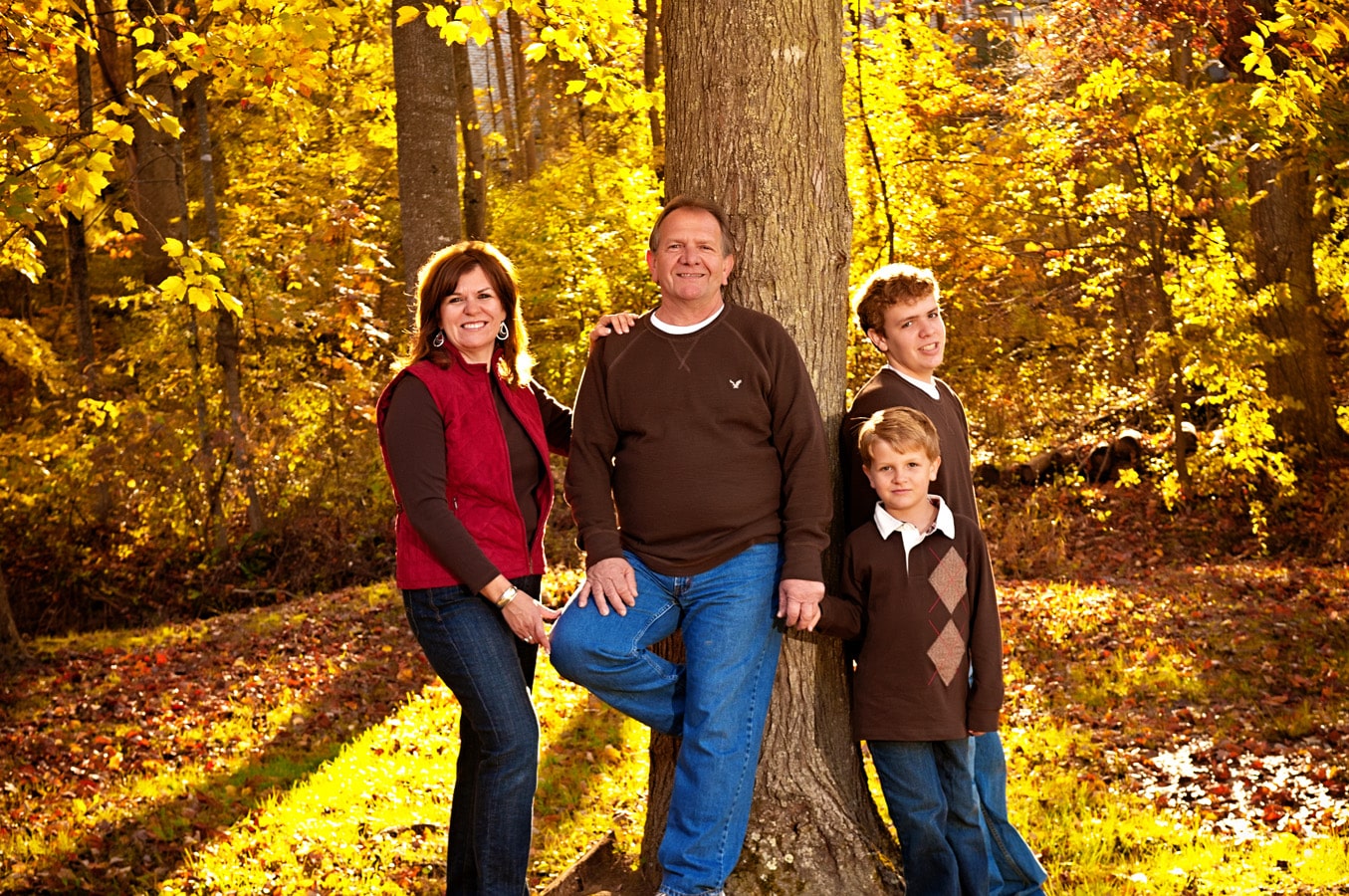 family portrait, outdoor, natural light, Northern VA