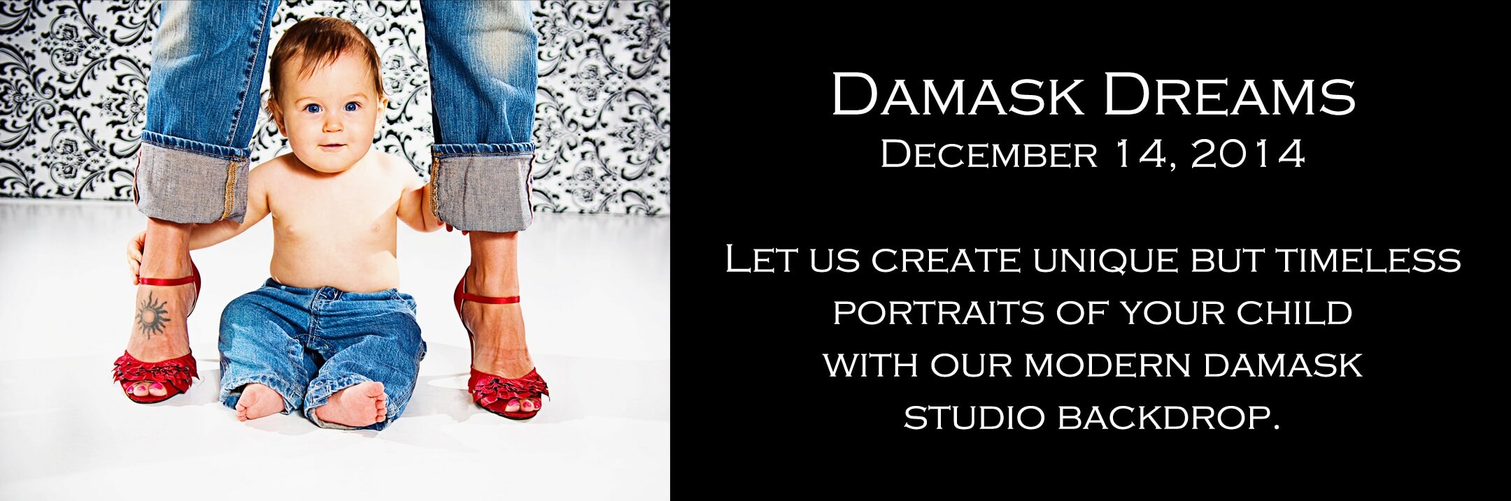 Special Children's Portrait Photography on Damask