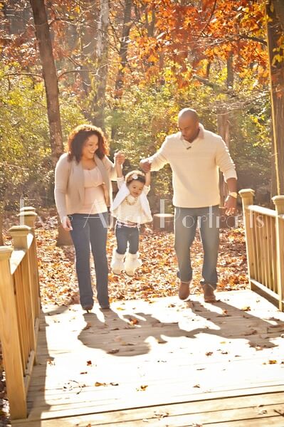 family photos Healthy family exercise