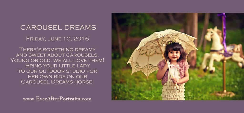 Carousel Dreams Portrait Session Portrait Photography Studio | Leesburg VA | 