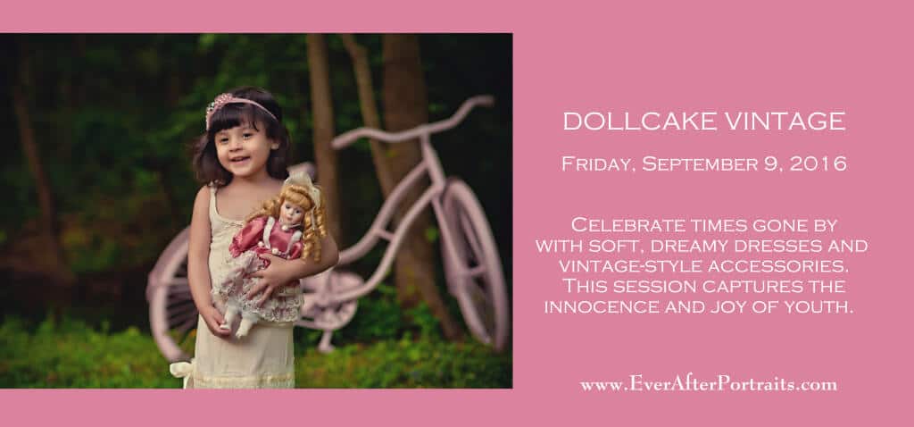 Dollcake Vintage Portrait Session Portrait Photography Studio | Leesburg VA | 