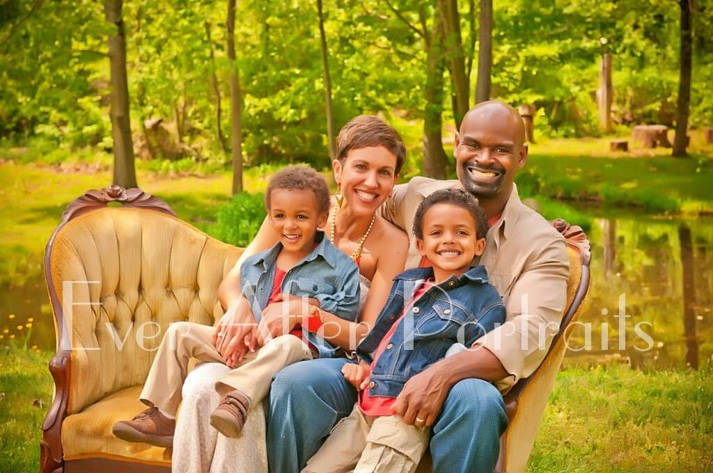 Portrait Family of Four northern virginia family photographer