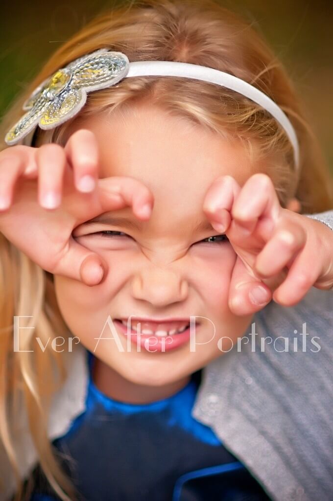 Silly Little Girl Portraits northern virginia family photographer