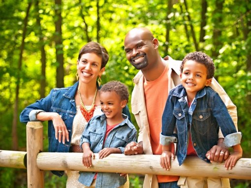 The Gary Family, Fall in Our Outdoor Portrait Park