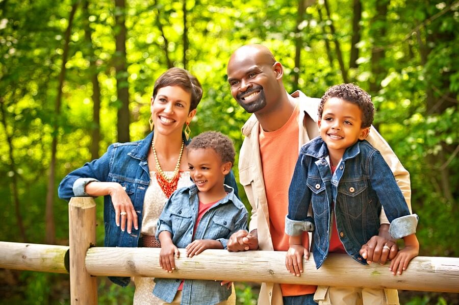 The Gary Family, Fall in Our Outdoor Portrait Park