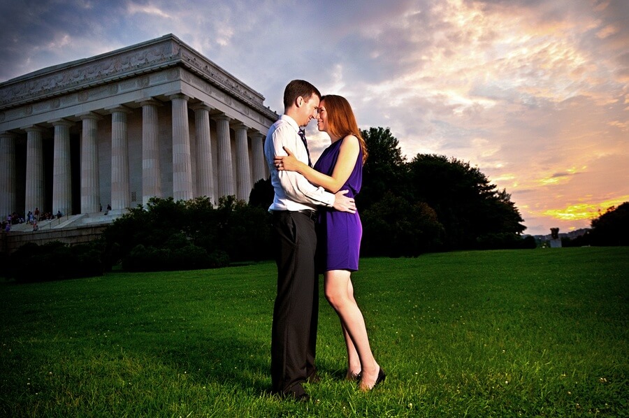 Shannon & Will, at the D.C. Monuments