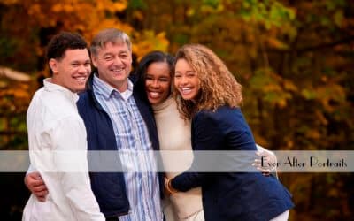 The Kids are Home! Fall Family Portraits | Northern VA Family Photographer